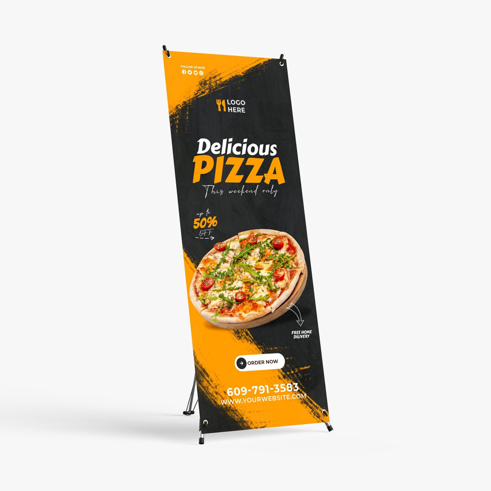 [INK-DSP-005a] X-Stand - 24"x63"