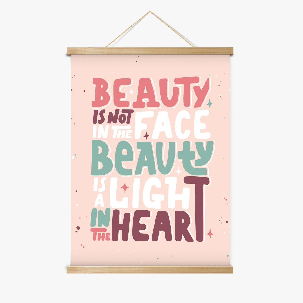 [INK-AFR-004b] Magnetic Wood Frame Hanger - 17.5"x36"
