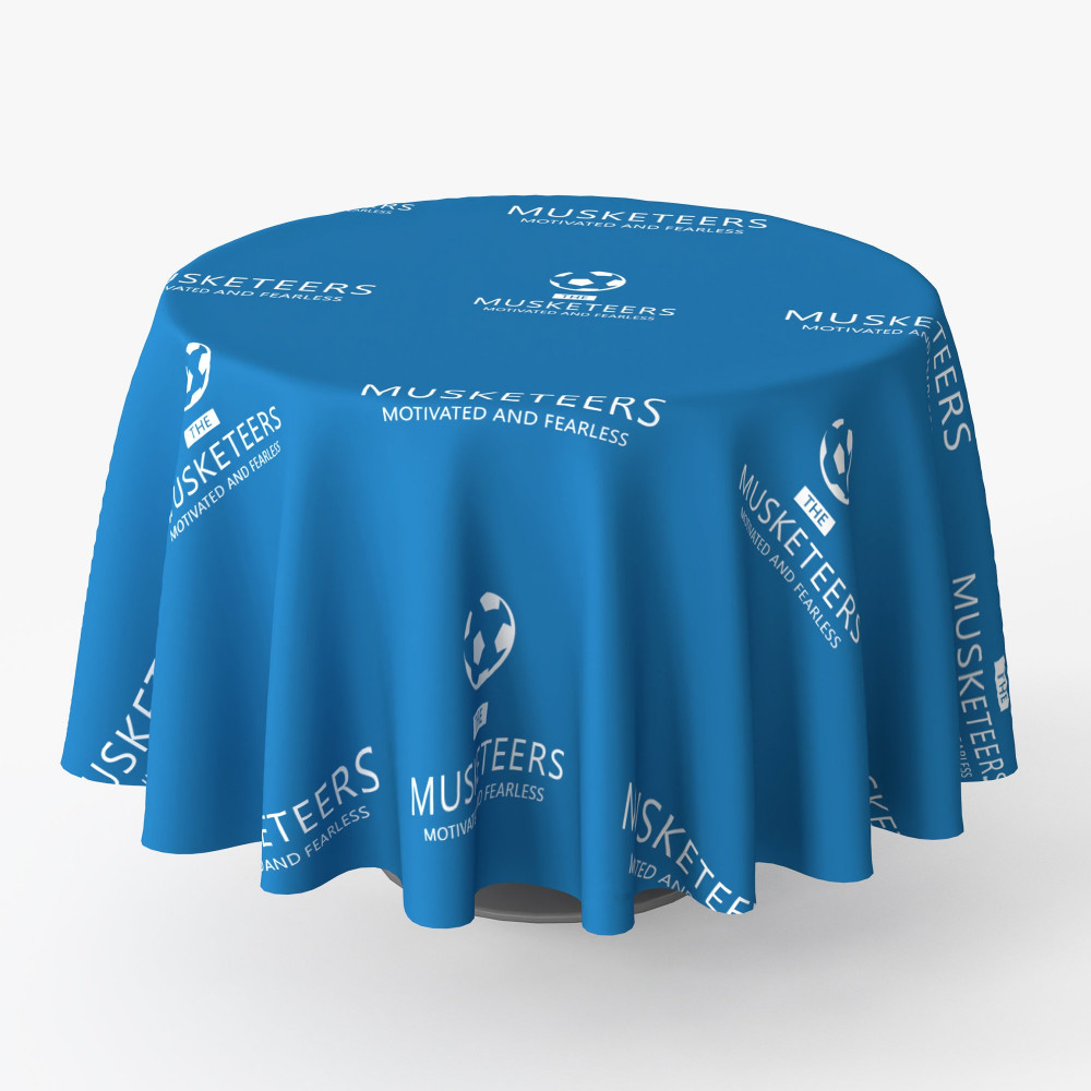 [INK-TBL-004b] Round Table Cover - Bar Height