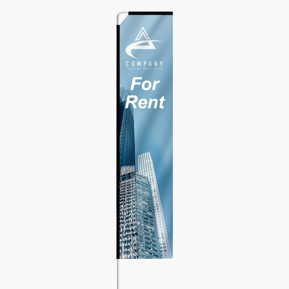 [INK-FLG-004b] Rectangle Flag - Medium 11.8ft