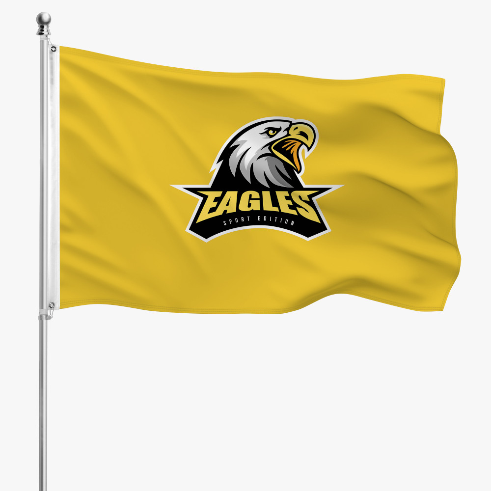 [INK-FLG-006a] Custom Pole Flag - 3'x2'