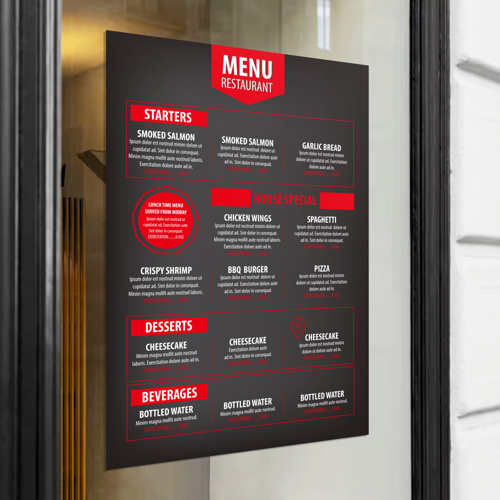 [INK-LF-007] Premium Window Cling